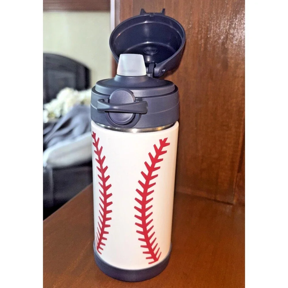 Pottery barn Baseball MLB WATER BOTTLE ball school sport holiday team travel boy